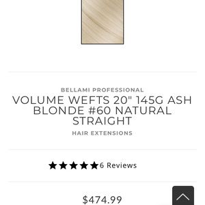 Bellami Volume Wefts 20”